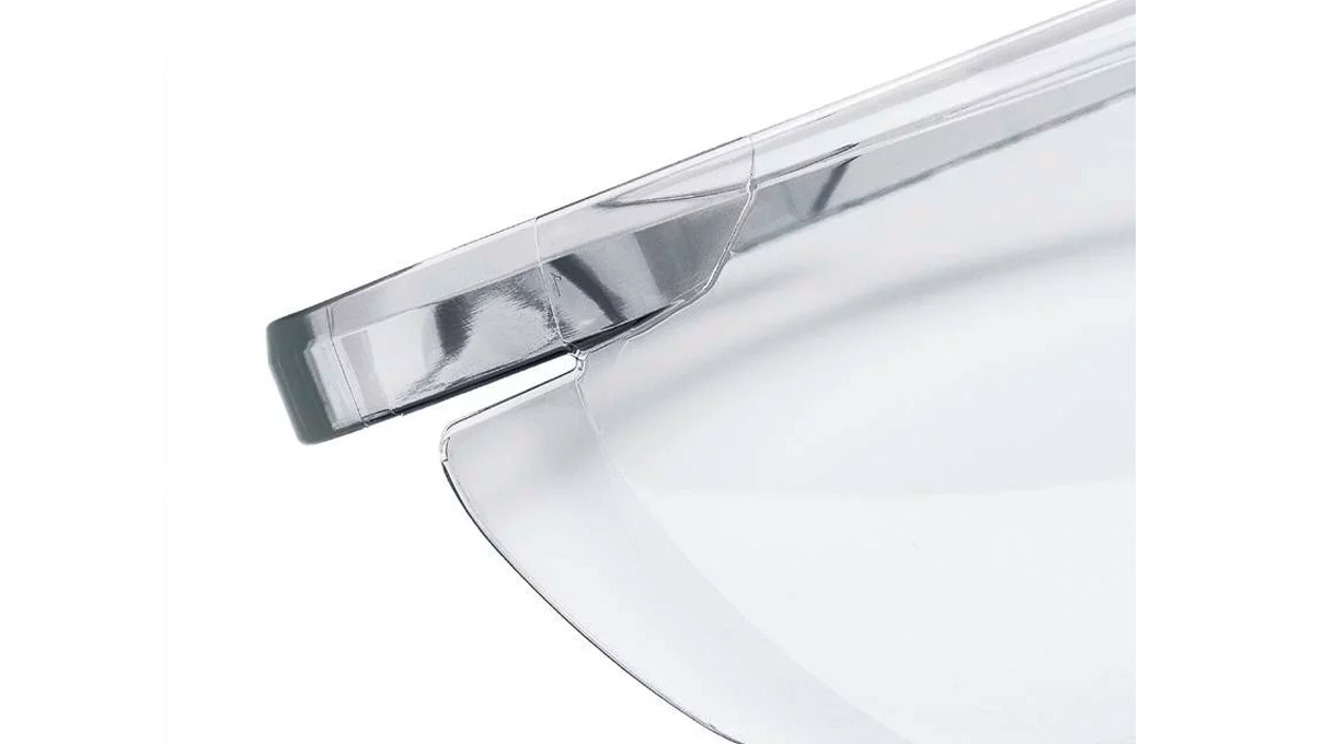Lunettes de protection pure fit, verres incolores, non traités, branches flexibles