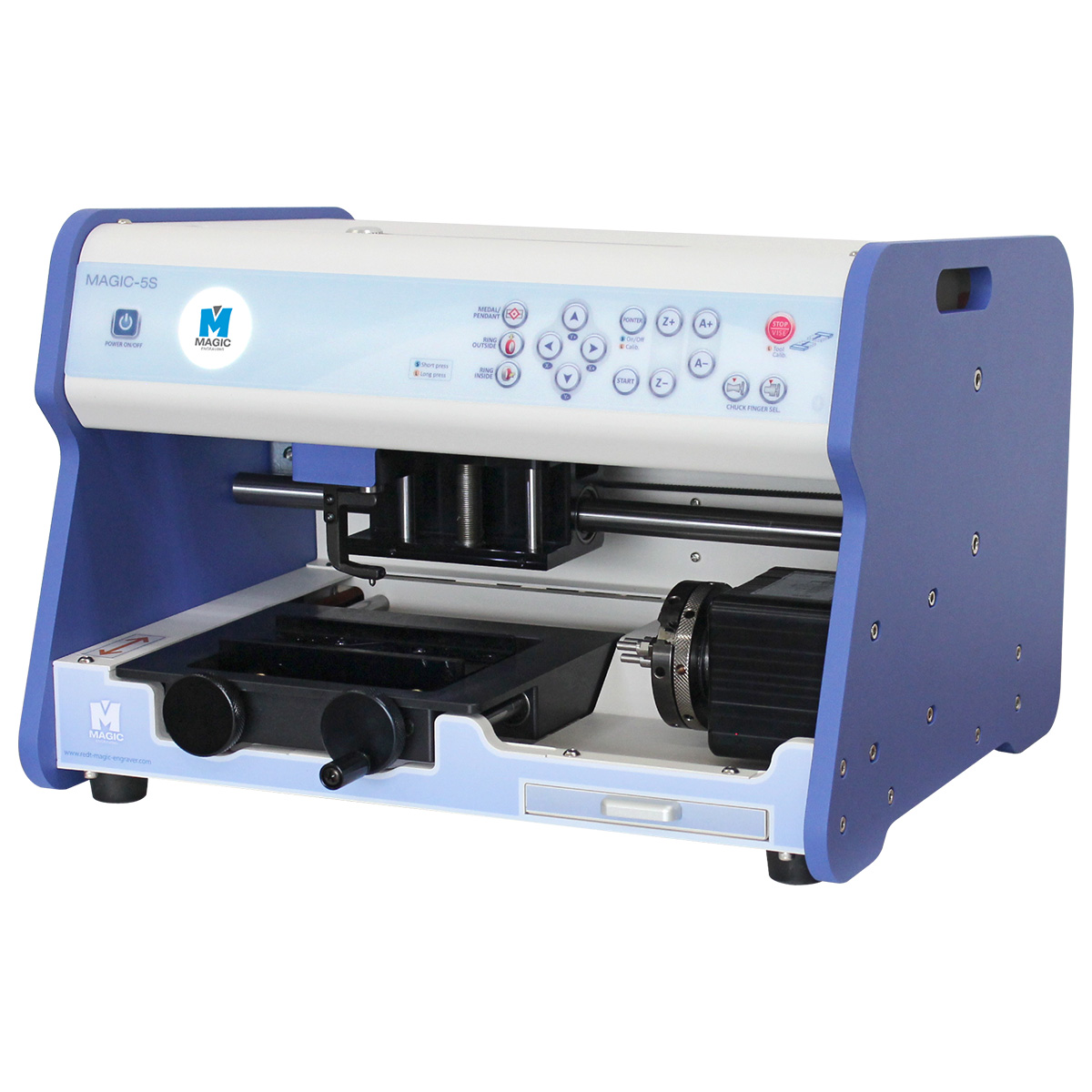 Machine à graver CNC Magic-5S pour la gravure à plat et sur anneau