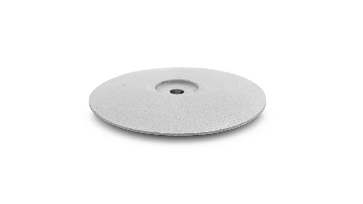 Polissoir Universal, blanc, lentille, Ø 22 x 4 mm, souple, grain grossier
