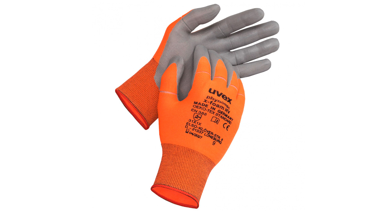 Gants de protection phynomic x-foam HV, 1 paire, taille 10