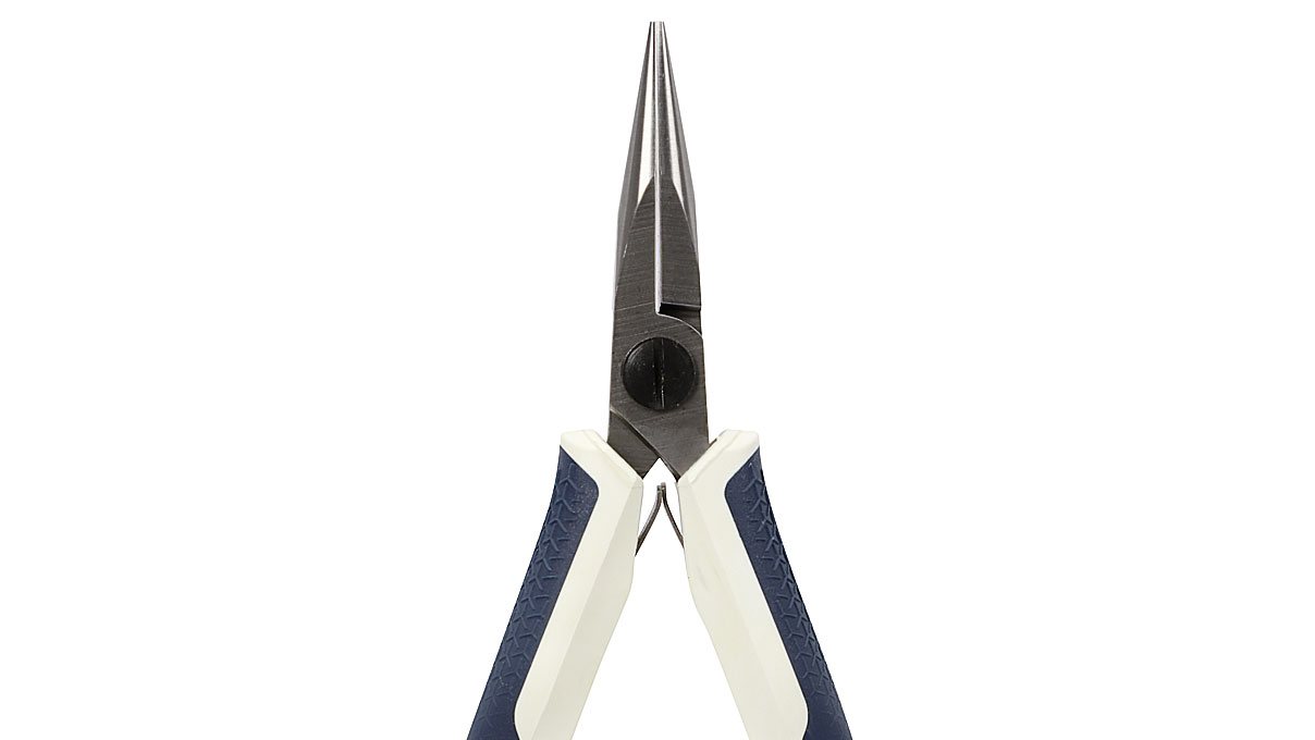Lindström RX7891A Pince de précision à becs demi-ronds plats, longueur 132 mm