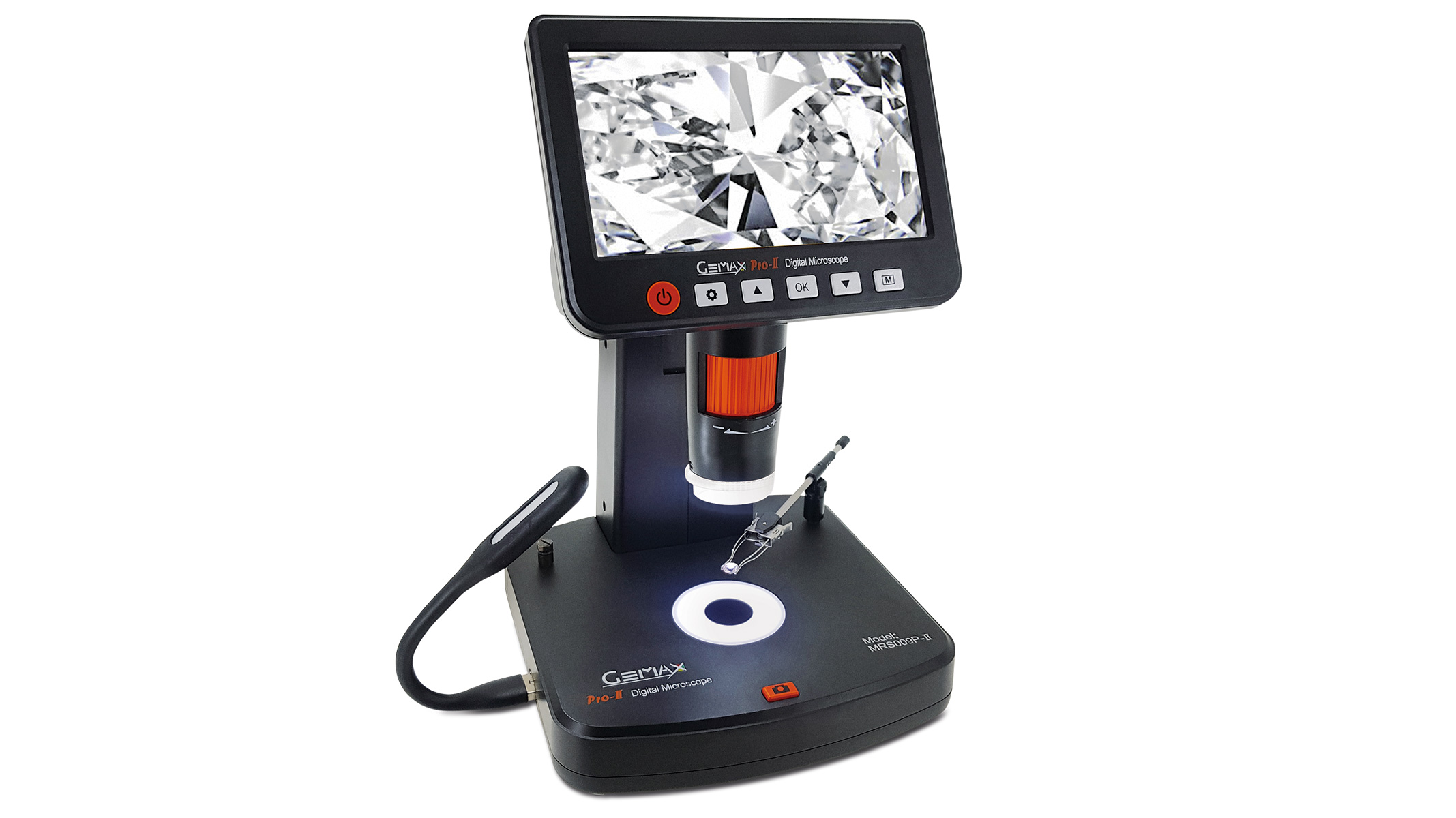 Gemax Pro-II microscope numérique, y compris logiciel, carte SD, prise pour EU et UK, 10x – 300x (1.200 digital)