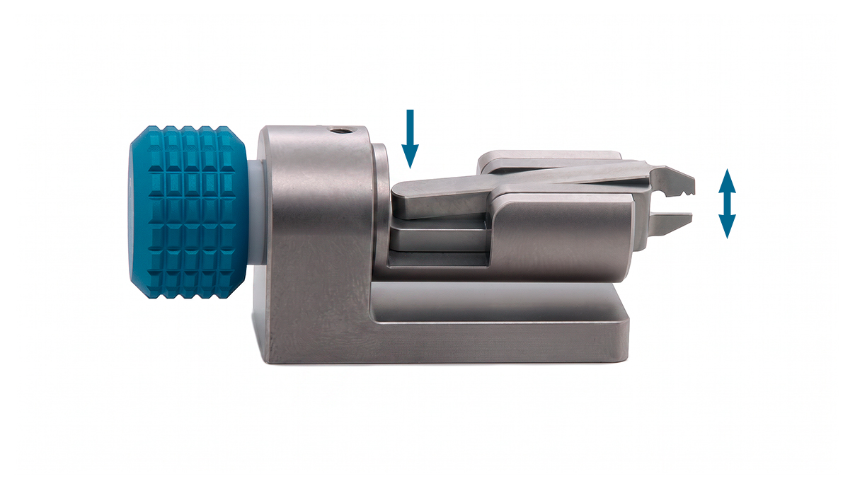 Porte-pièce de précision avec micro-pince, rotatif et indexé