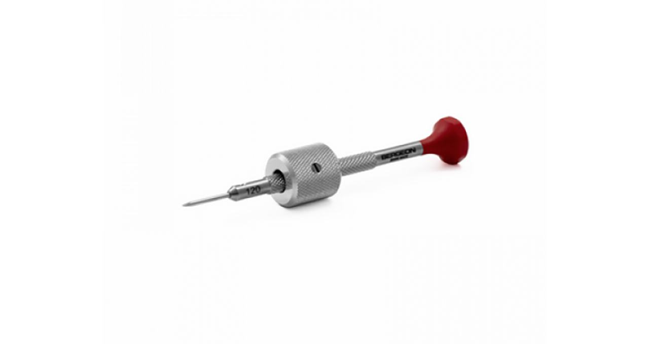 Tournevis 30081-TAM-120 Bergeon avec Tambour, lame 1,2 mm