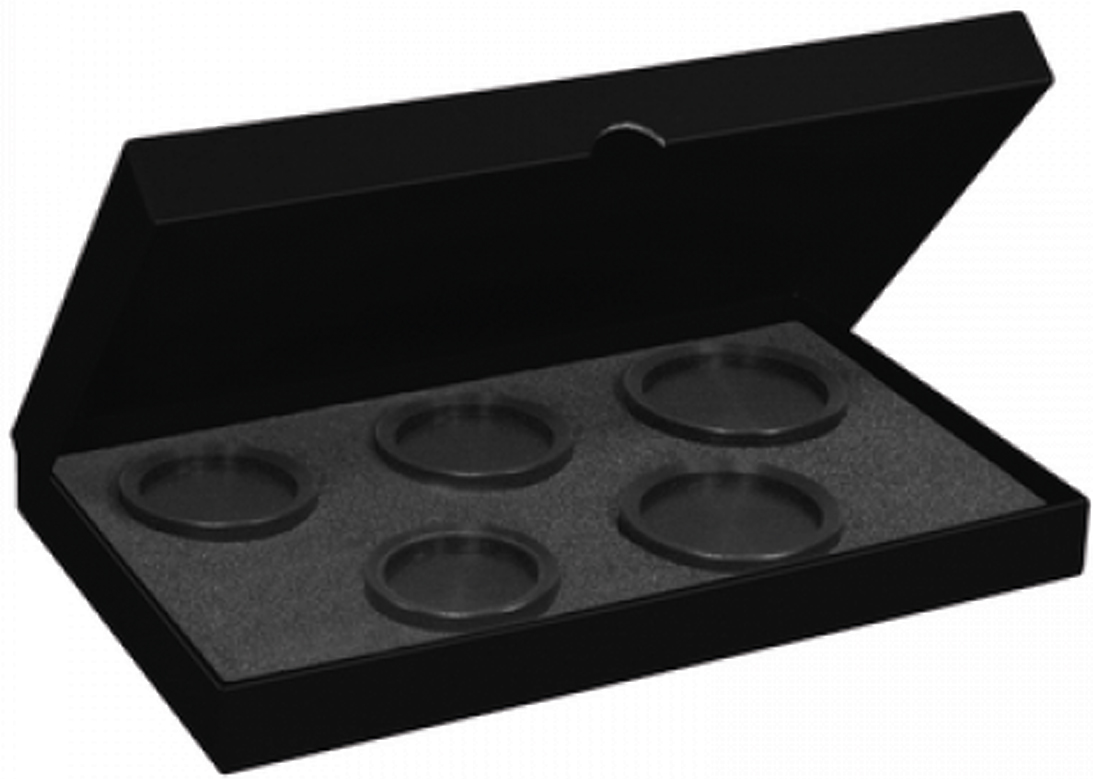 Bergeon 6527-5CP-XL Assortiment de 5 tasseaux "XL" creusés en POM, filetage M6, épaisseur 14 mm