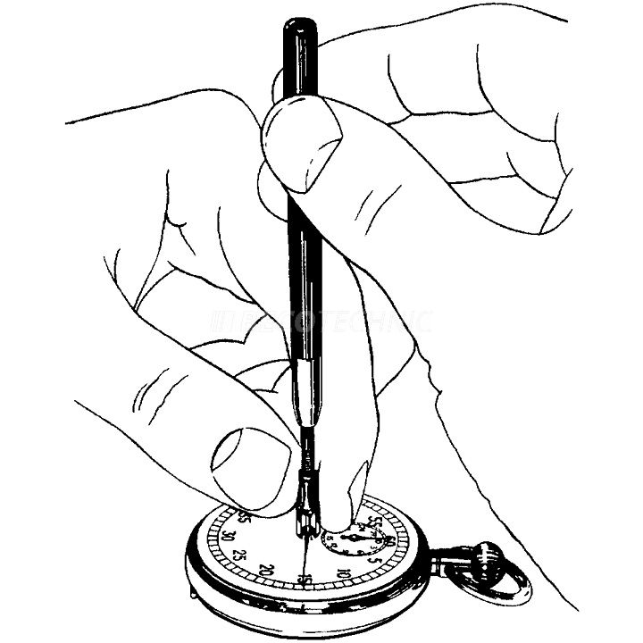 Bergeon 5060 Outil pour enlever les aiguilles de chronographes et compteurs de sport, longueur 120 mm