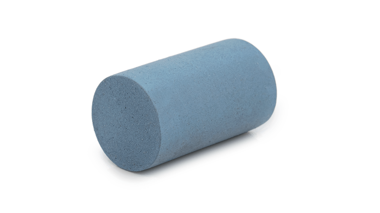 Polissoir Universal, bleu clair, cylindre, Ø 12 x 20 mm, souple, grain fin