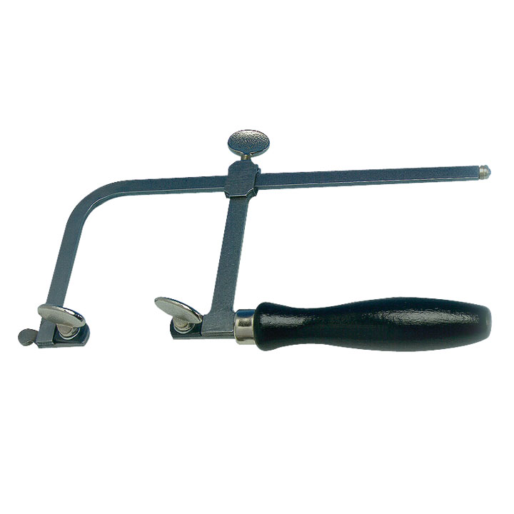 Bocfils 100 mm poli avec vis de serrage, manche en bois réglable noir