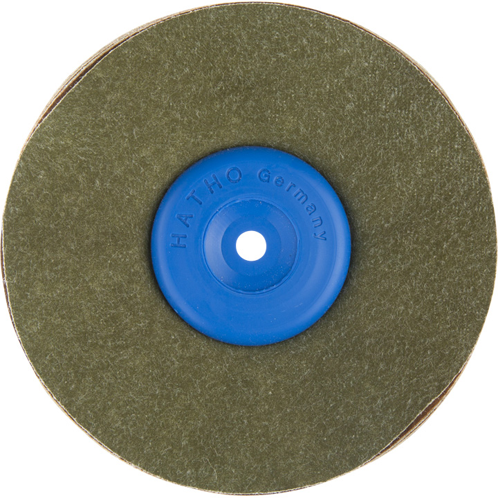 Hatho disque à polir Cosima Soft, coton, vert, Ø 100 x 20 mm, siliconé