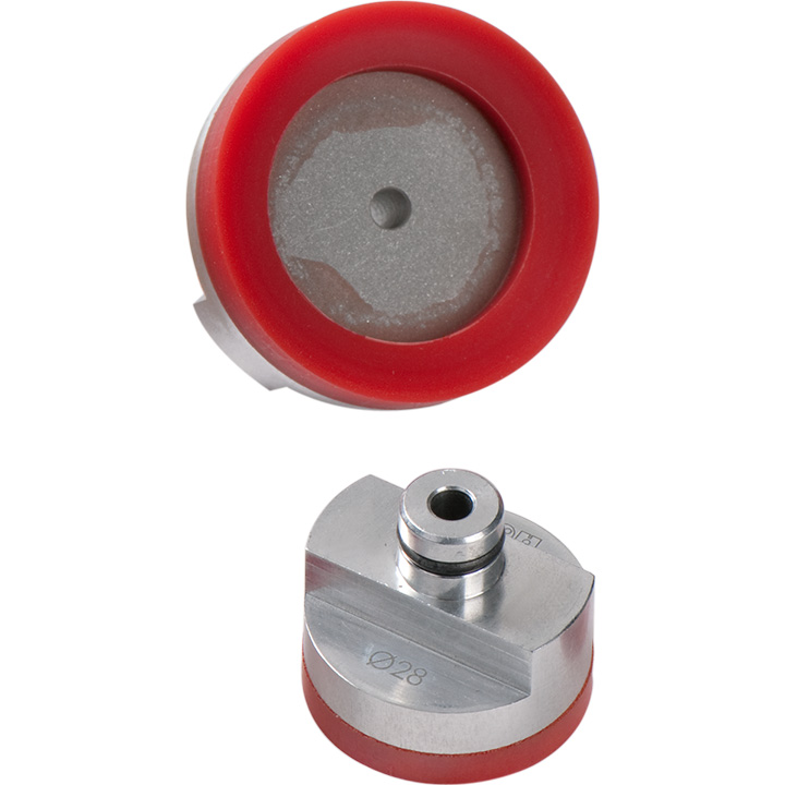 VOH ventouse Ø 28 mm pour potence B-30 ou P-3, rouge, dureté 75, Shore A