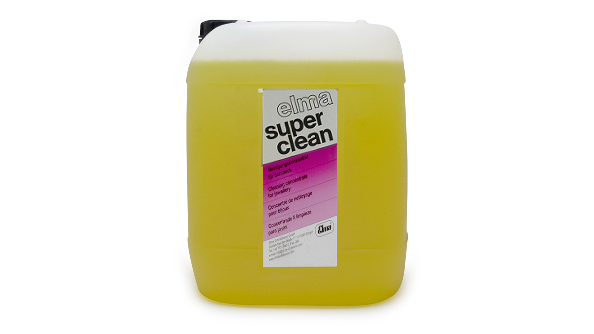 Elma Super Clean solution de nettoyage pour bijouterie, 10 l