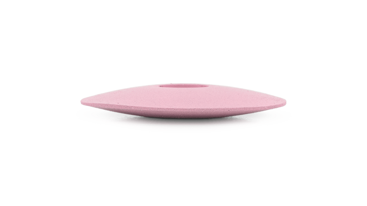 Polissoir Universal, rosé, lentille, Ø 22 x 4 mm, souple, grain très fin