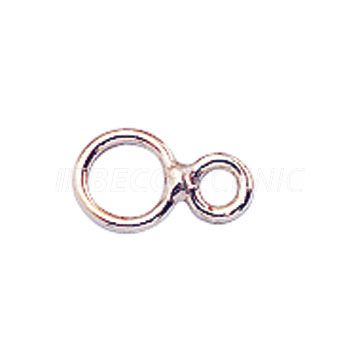 Anneaux double argent Ø 3,0 x 4,5 mm