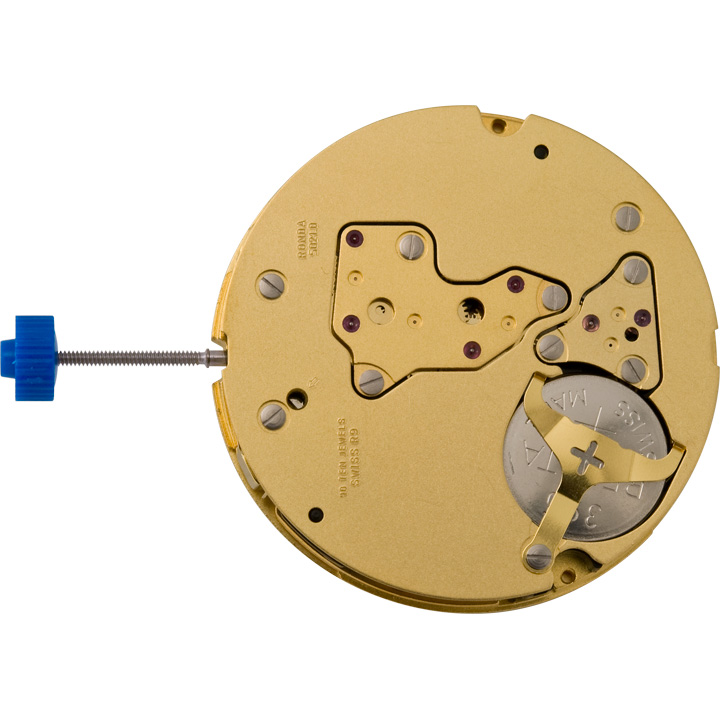 Mvt. RONDA 5021.D 12 1/2''' SS DATE6 2EYES CHR Quartz