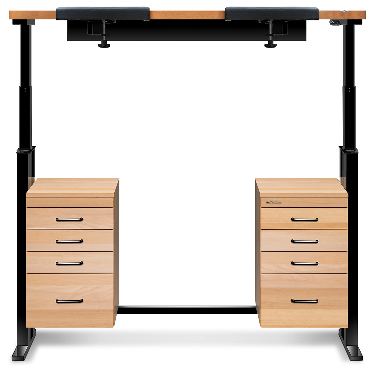 Établis Ergolift Evolution, plan de travail 140 x 60 x 4 cm, hêtre Établis Ergolift Evolution, plan de travail 140 x 60 x 4 cm, hêtre