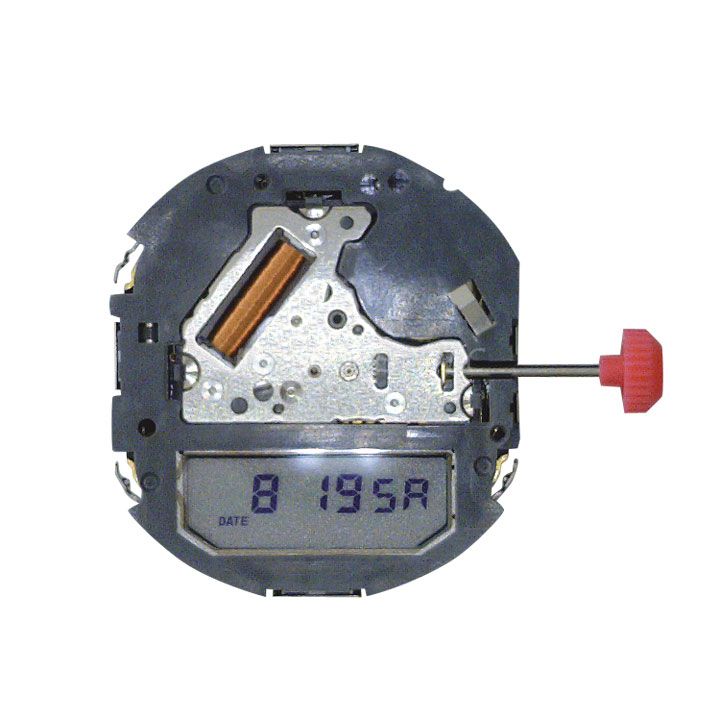 Mvt. Miyota T201 11 1/2''' SC 6DIGIT ALARM CHRONO 12 & 24HOURS LAMP Quartz (399 | SR927W)