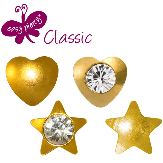 Boucles d'oreilles Classic Motive doré