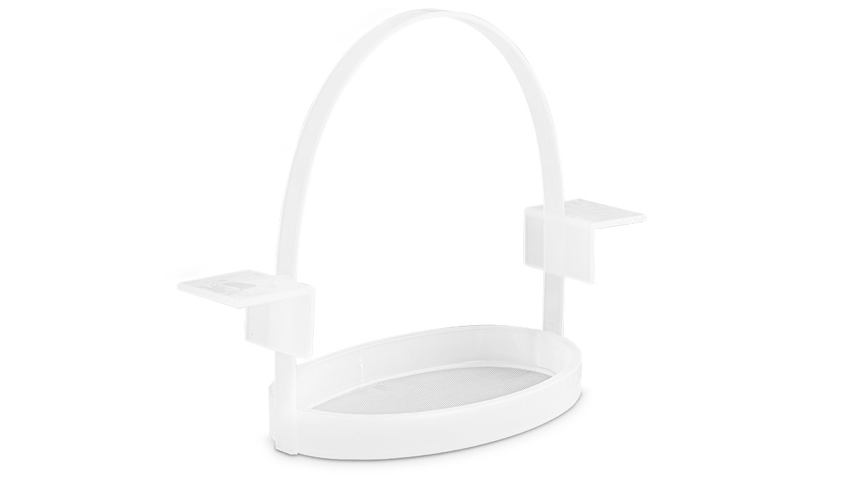 Panier en plastique avec support latéral, ovale, pour Elmasonic, taille 30