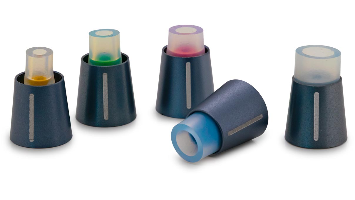 Bergeon 31408-S-SET embouts silicone pour remontoir électrique 31408, 5 pièces