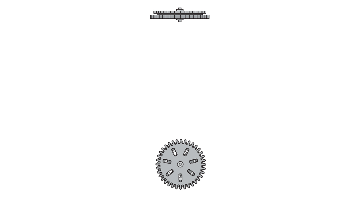 Sellita roue inversée auxiliaire, pour SW1000-1, pièce 1530