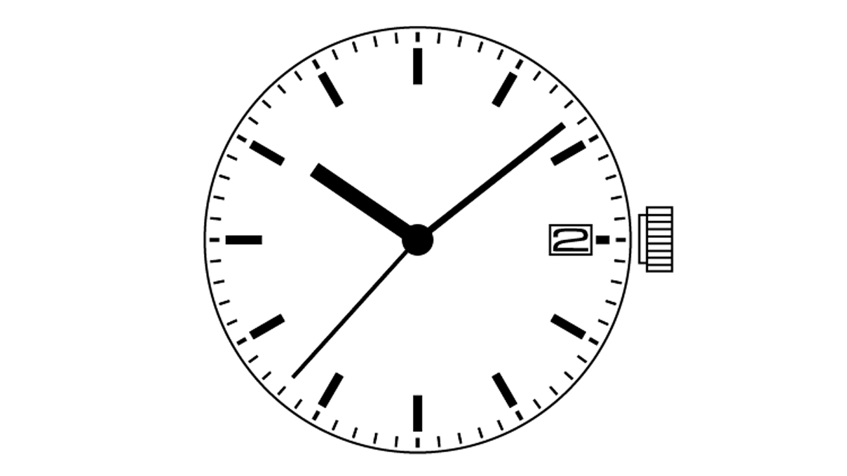 Mvt. Epson Elemex VX62 13 1/2''' DATE3 SC Quartz (395 | SR927SW)