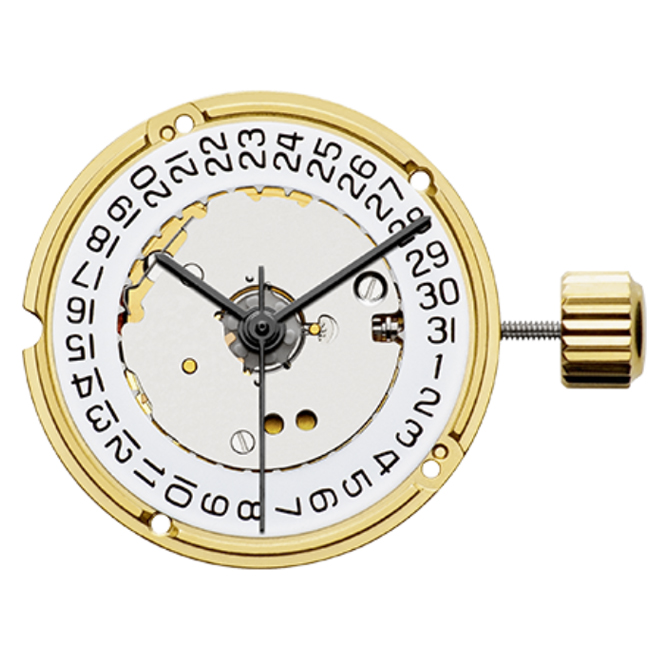 Mvt. ETA F04.111 H1 8 3/4''' DATE3 SC Quartz (364 | SR621SW)