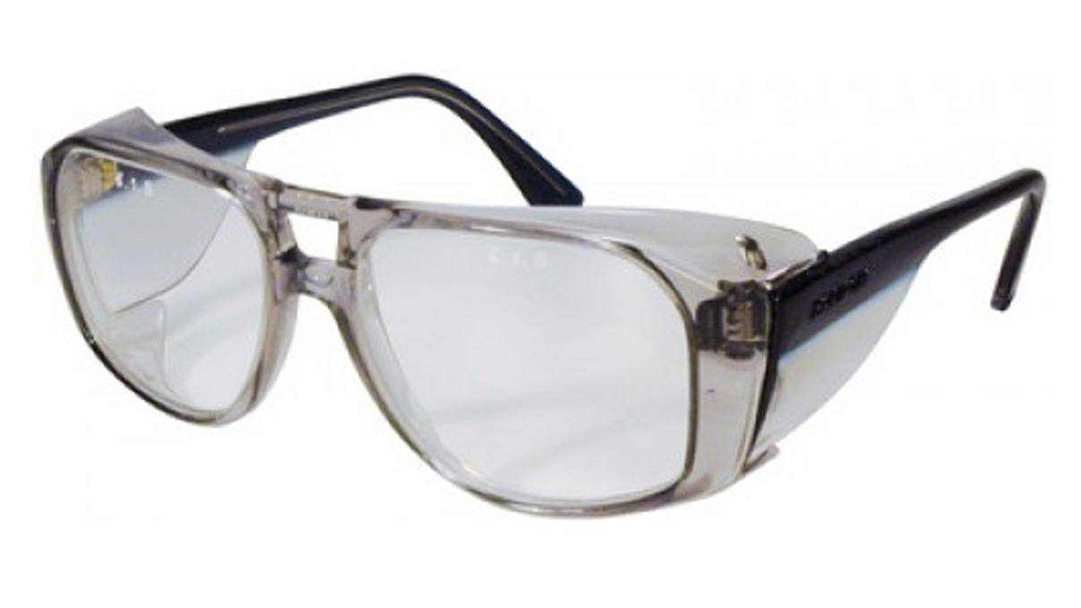 Bergeon 6117 Lunettes de protection, verres transparents trempés, branches ergonomiques
