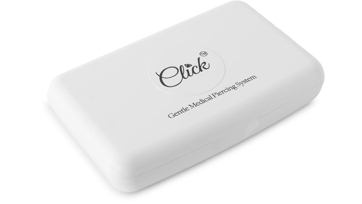 Instrument de perçage d'oreilles QPP Click avec technologie Pull & Click