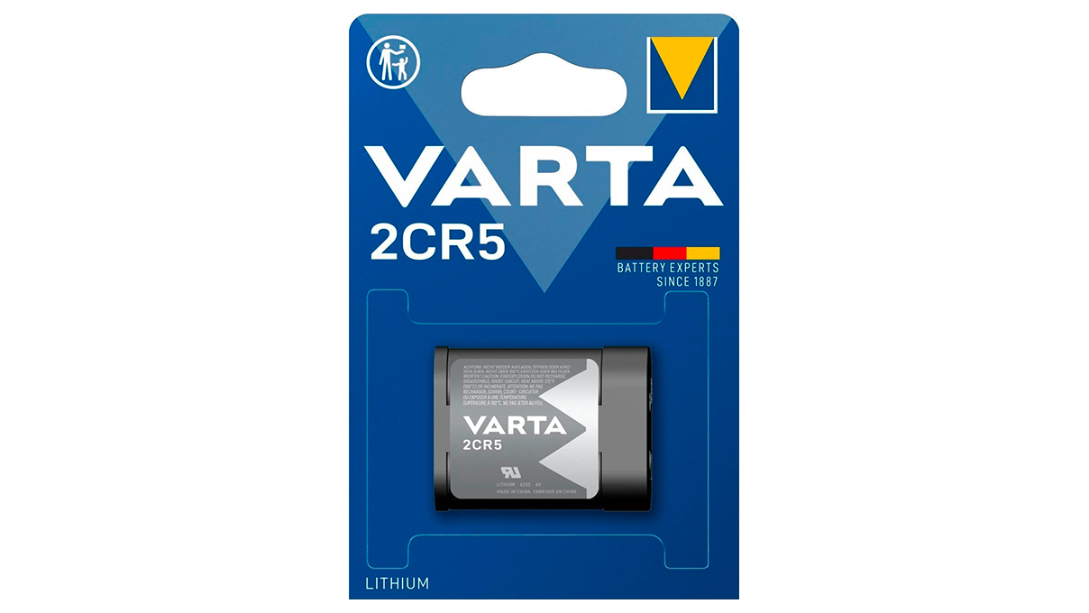 Varta Professional Lithium un cloque 2CR5, 6 Volt