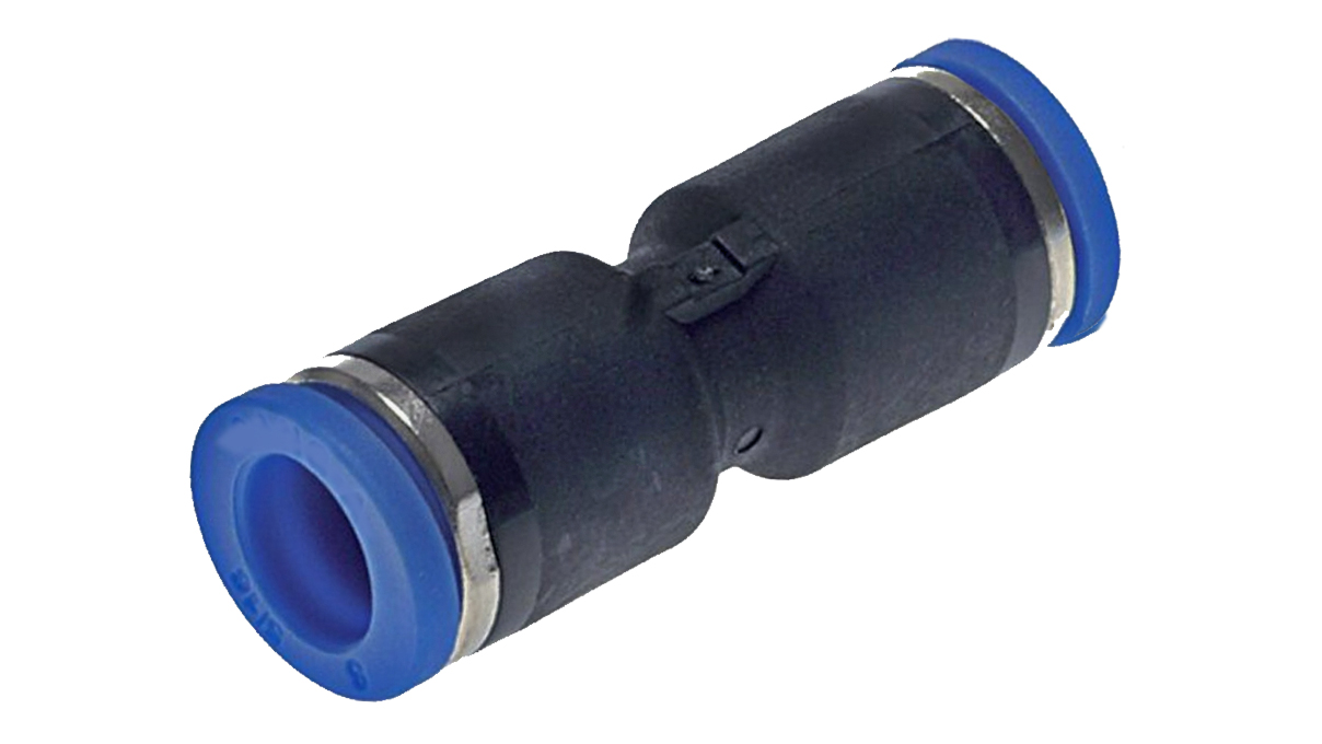 Raccord enfichable droit pour Ø extérieur 14 mm