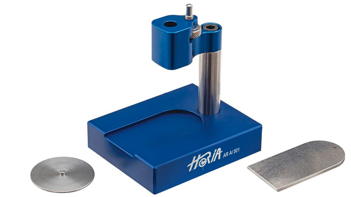 Horia AR AI 501 Dispositif de levée d'aiguille pour outils AR AI, jusqu'à Ø 31 mm Support de mouvement,
livré avec 2 plaques de base, sans broche et sans butée