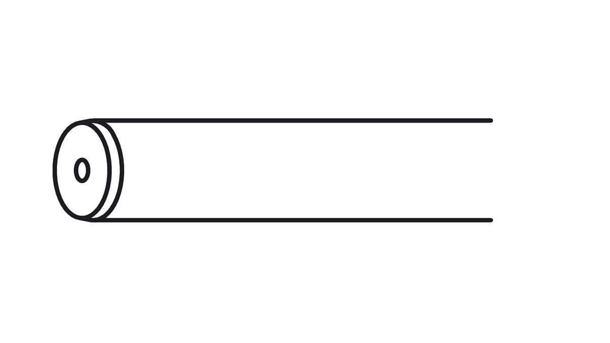 Bergeon 15285-084 Rivoir, grandes moyennes, percé, Ø 4,5 mm, intérieur Ø 0,7 mm, acier argenté