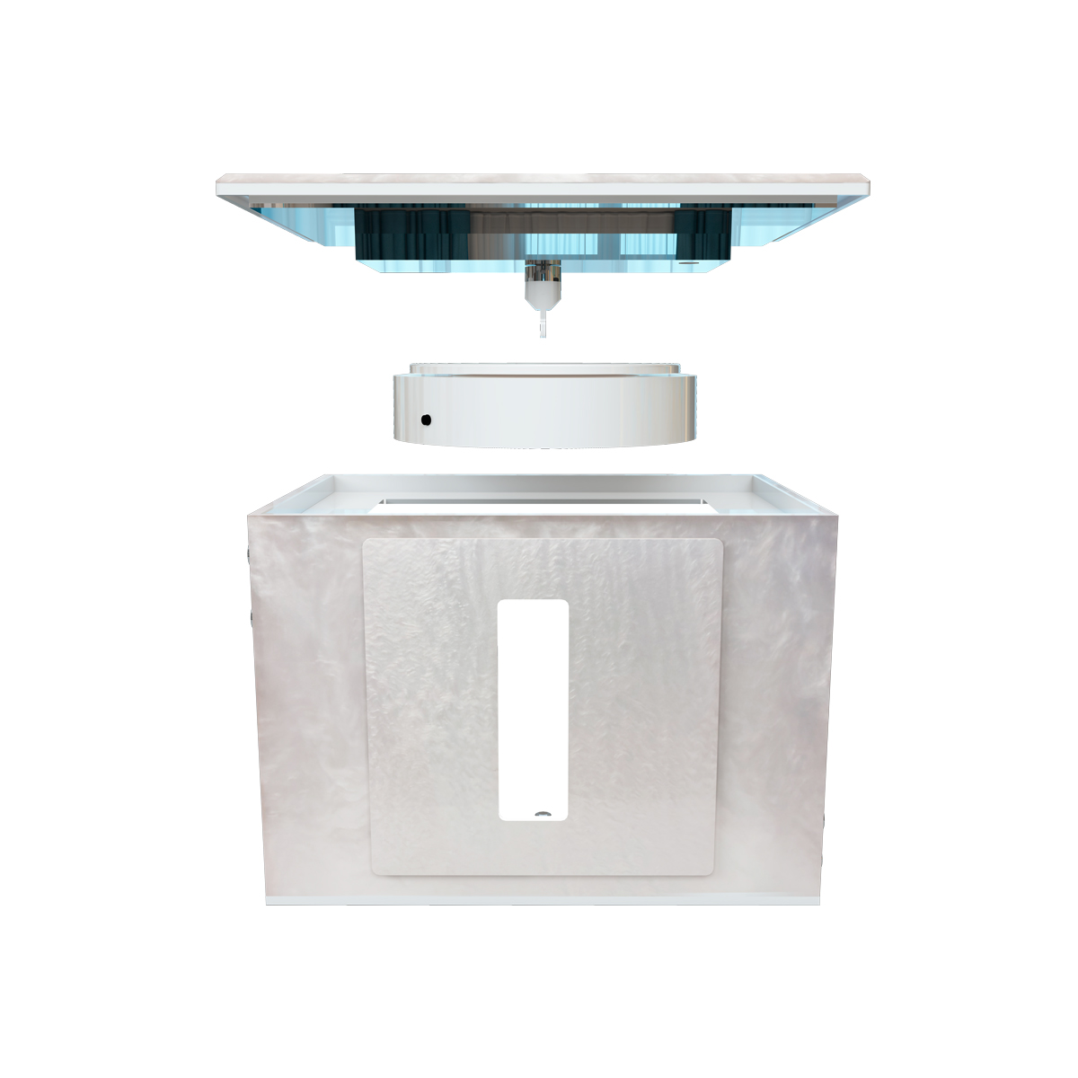 GemLightbox, mini studio photo pour bijoux et pierres précieuses, avec éclairage LED, Bluetooth, 100 – 240 V