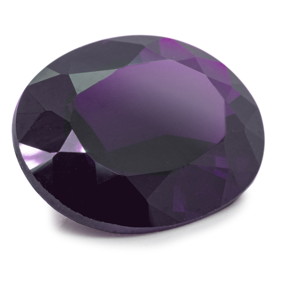 Améthyste, violet, ovale, 5 x 3 mm