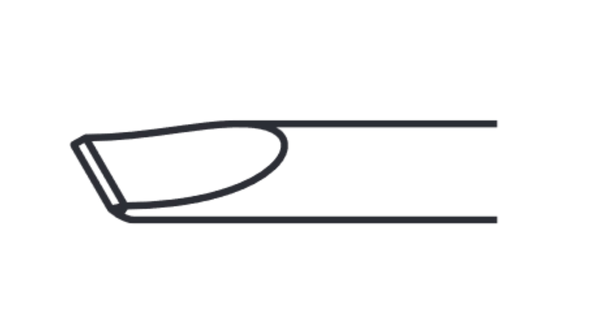 Bergeon 15285-016 Rivoir à élargir les bras de balanciers, 4,7 mm, acier argenté