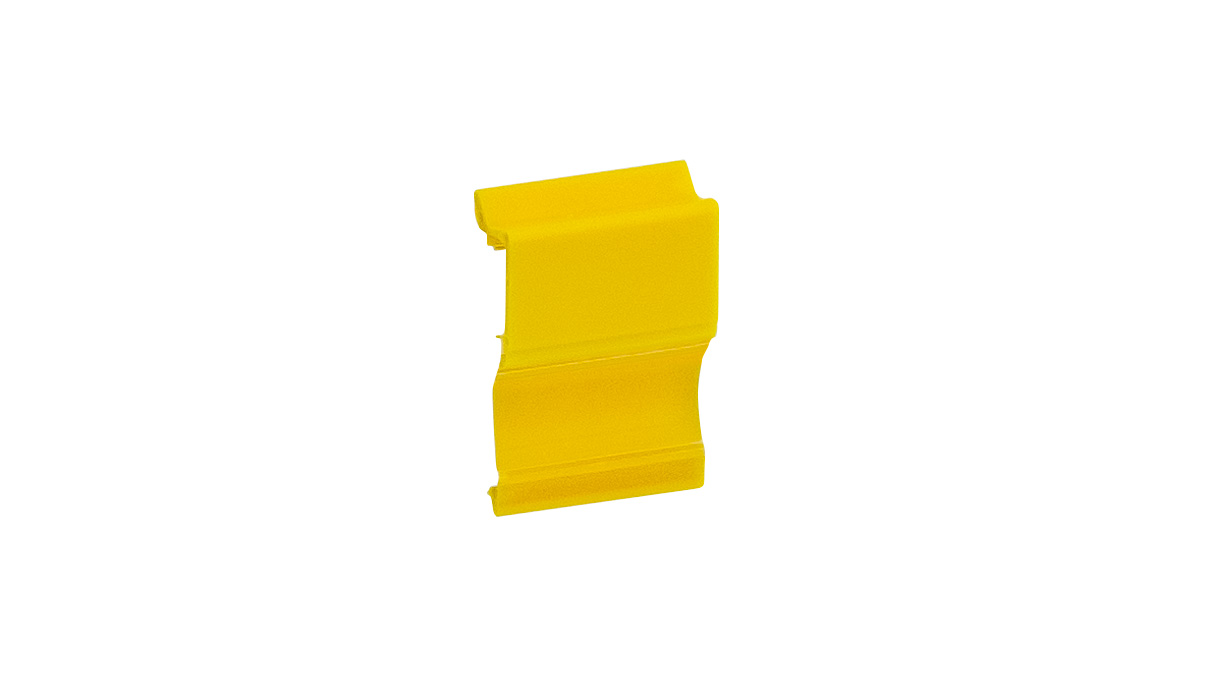 Crochets de fermeture pour boîtes à membranes, jaune, 100 pièces