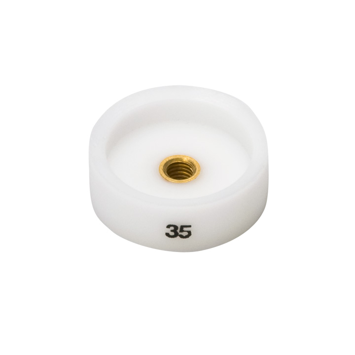 Delrin-Druckstücke rund Gr. 35