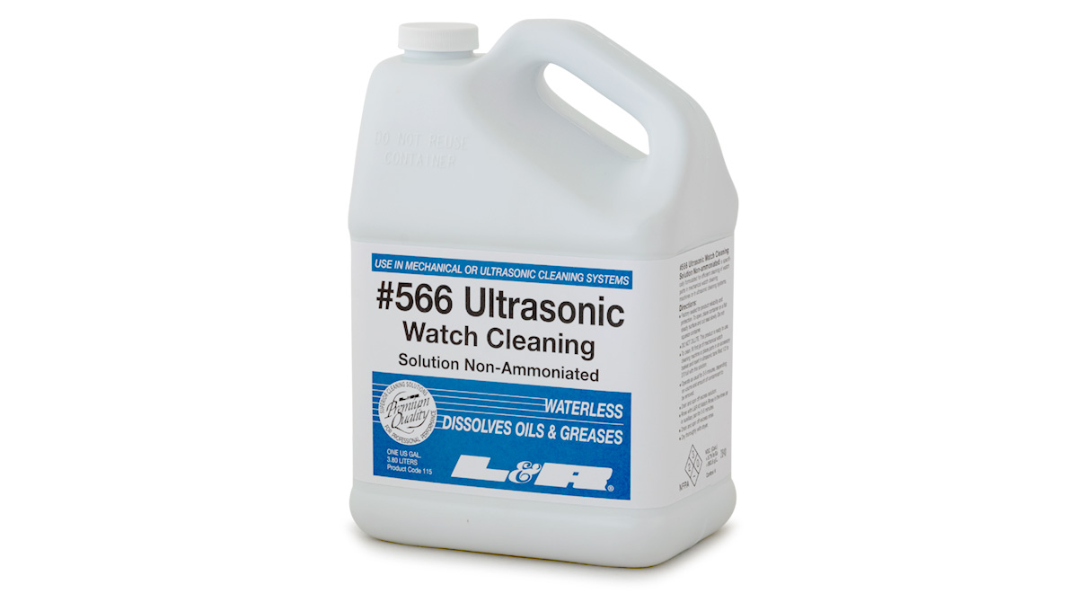L&R 566 solution de nettoyage de montres par ultrasons, sans ammoniaque, 3,8 l