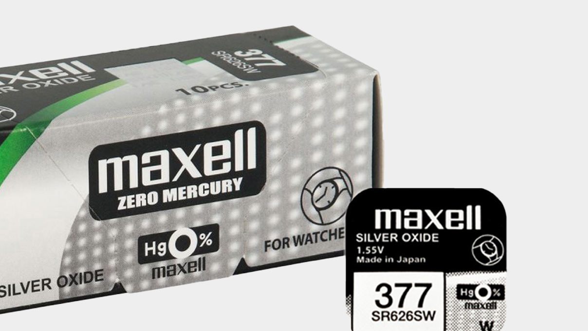 Maxell Piles boutons oxyde d'argent