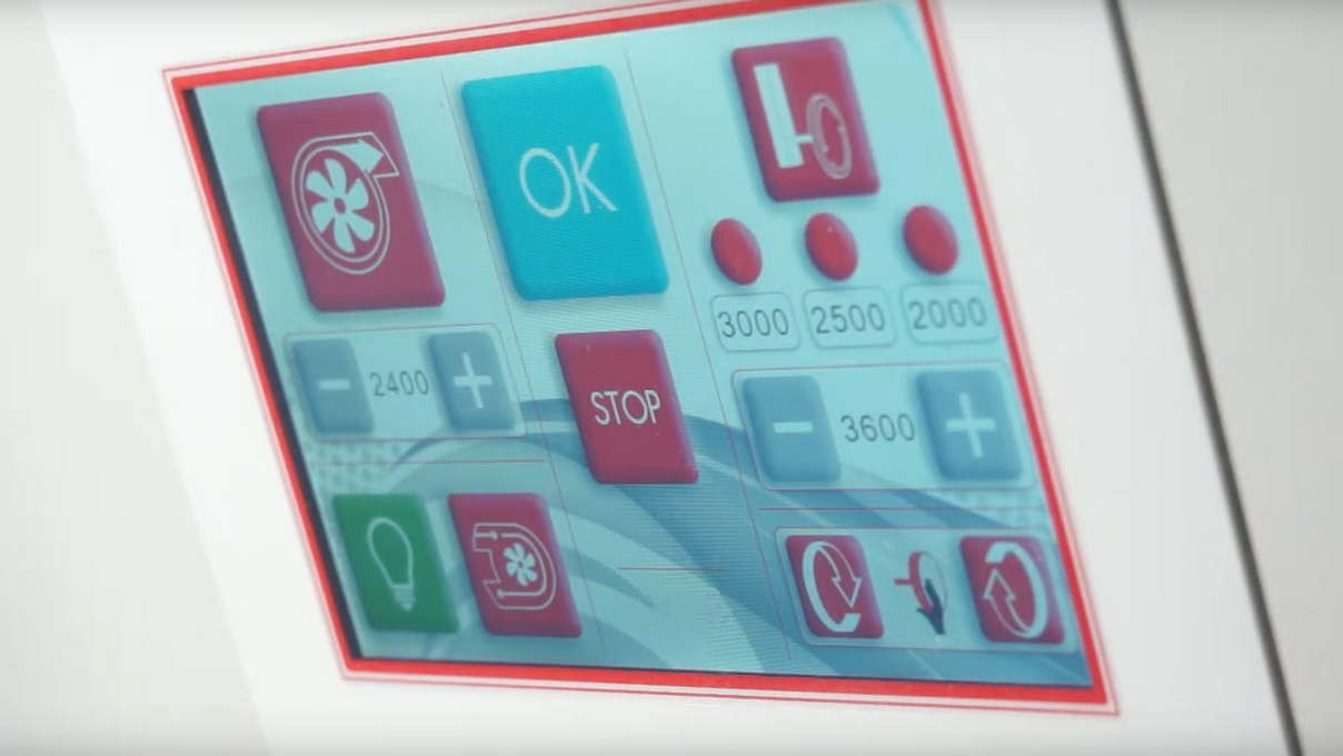 Machine à polir Angel 85/1, 1 poste de travail, 2 arbres, 600 à 3600 trs./min.