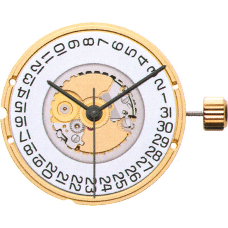 Mvt. ETA 955.112 H3 11 1/2''' DATE6 SC Quartz (371 | SR920SW) - DATE via le disque ci-joint