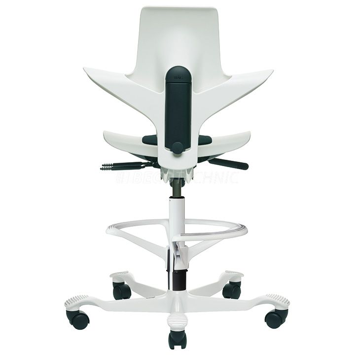 Anneau au pied blanc pour Capisco Puls Siège de forme sielle 8010, Ø 700 mm