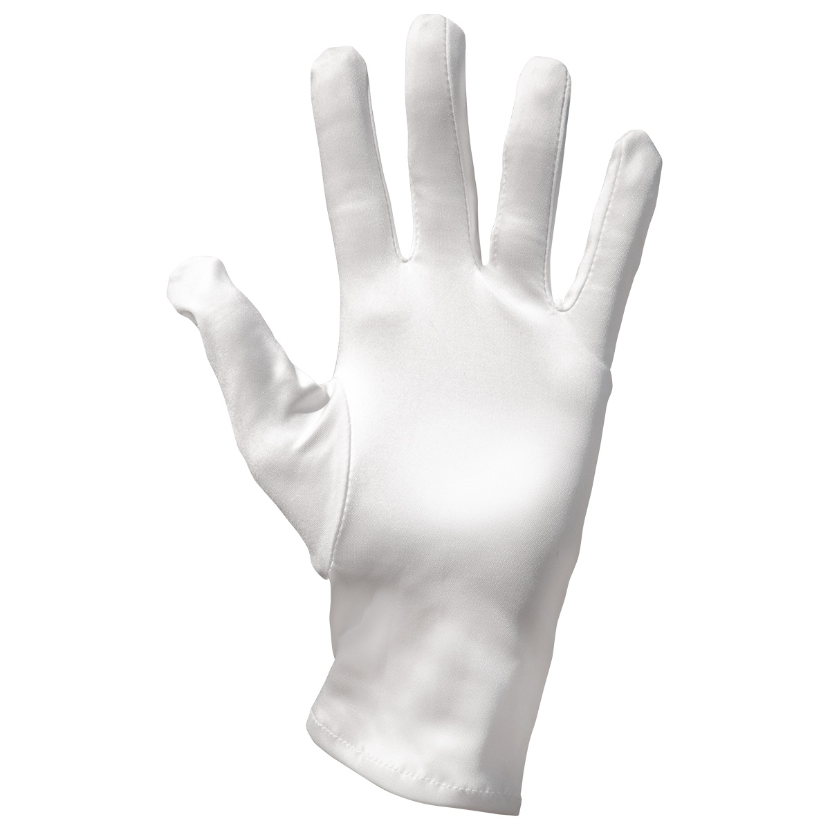 Gants microfibre Haute Couture, blanc, taille M
