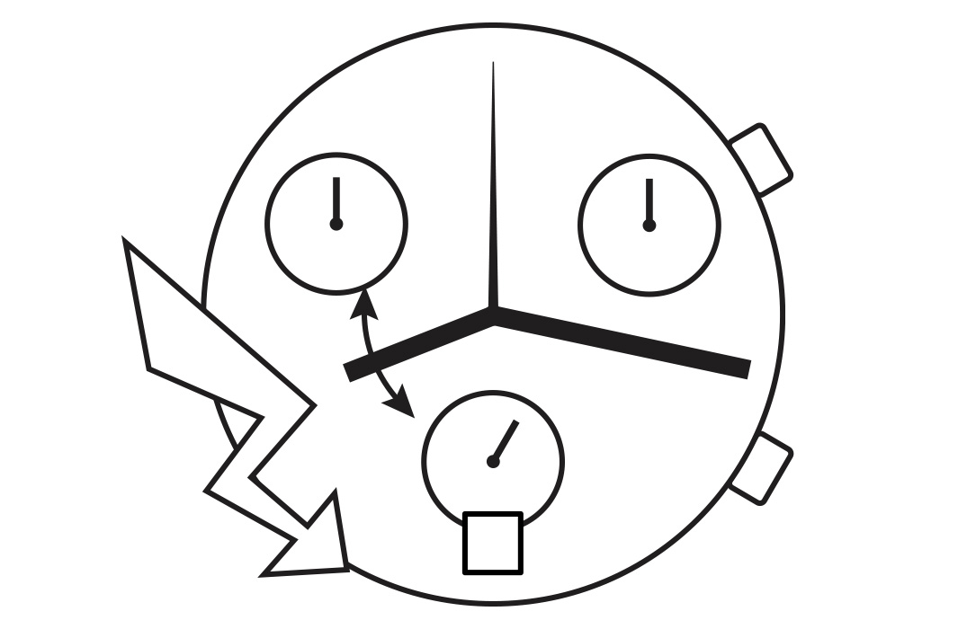 Mvt. ETA 251.474 H1 10 1/2''' DATE6 SC CHRONO Quartz (394 | SR936SW) - PowerDrive - ZB