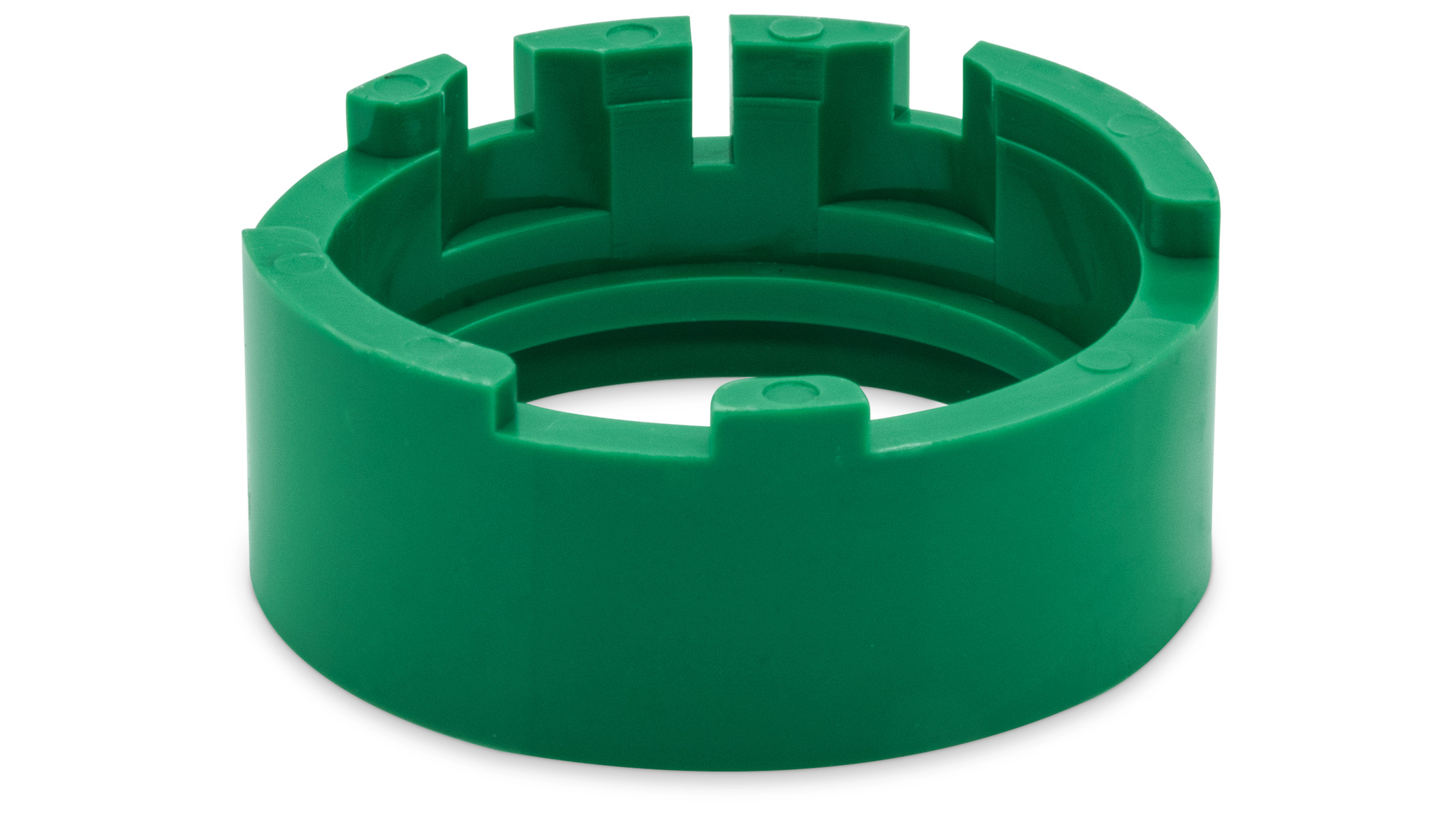 Porte-pièce 13 1/4''' pour calibre 7750, en matière plastique, vert