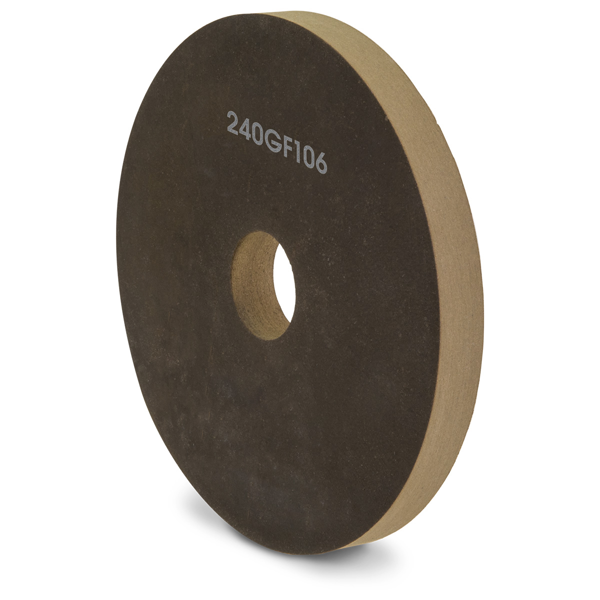 Meule abrasive 240 GF 106, grain fin, dureté très dur, 100 x 10 x 20 mm