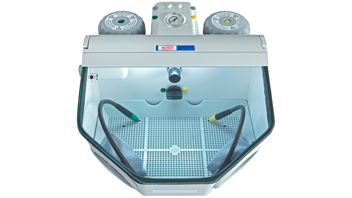 Renfert Basic Master Microsableuse, 2 silos, 70 - 250 µm, 220 - 240 V