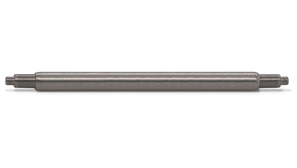 Barrettes téléscopiques blanches, tuyau Ø 1,8 mm, pivot Ø 0,9 mm, longueur 18-24 mm