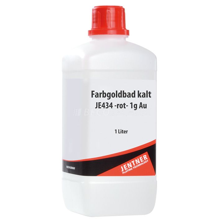 Bain de couleur or froid JE434, pour les tons or rouge, prêt à l'emploi, 1 l