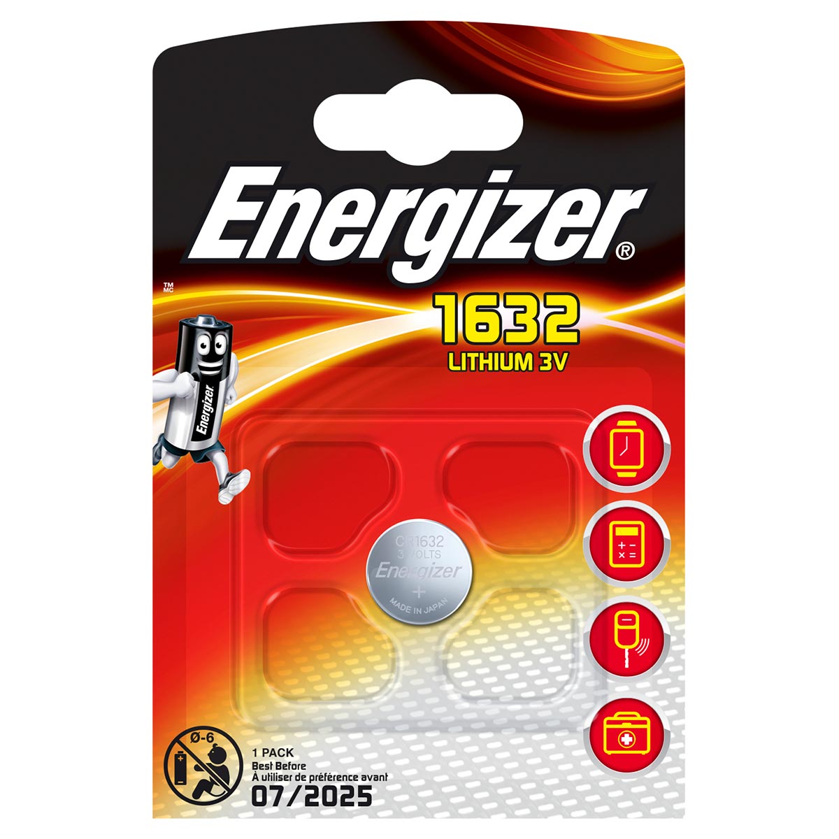 CR 1632 Energizer Lithium